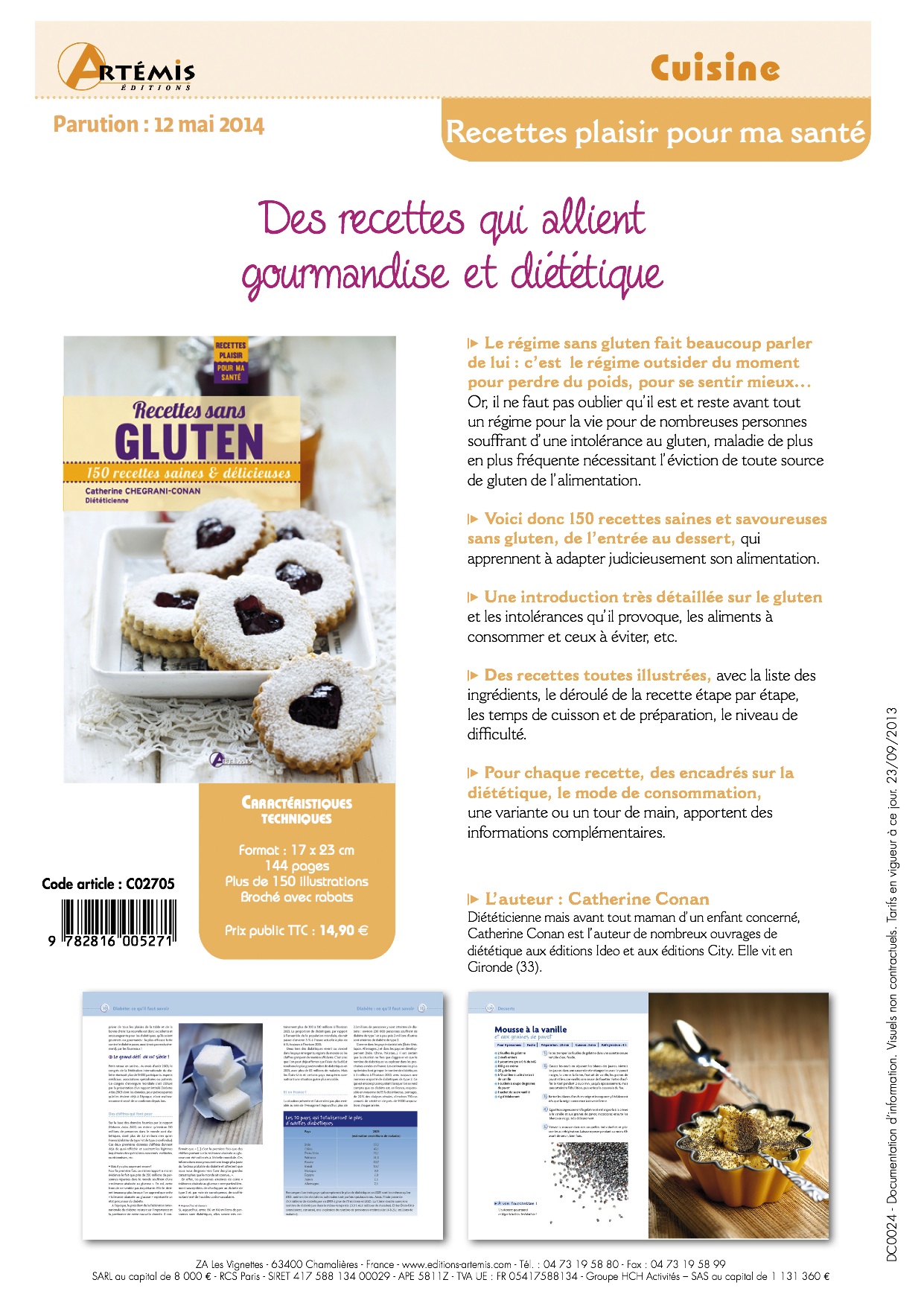 recettes sans gluten fiche