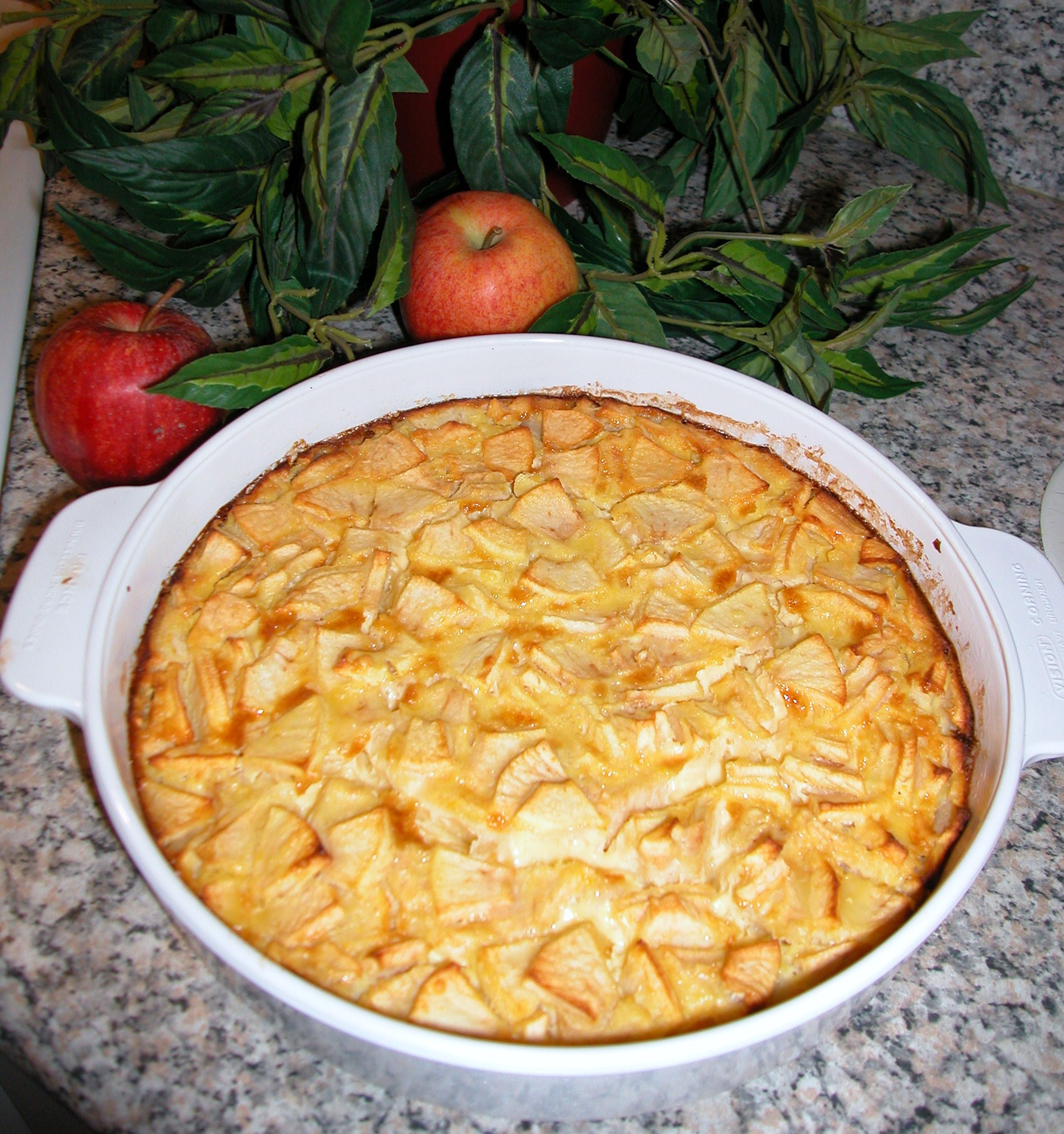 clafoutis aux pommes